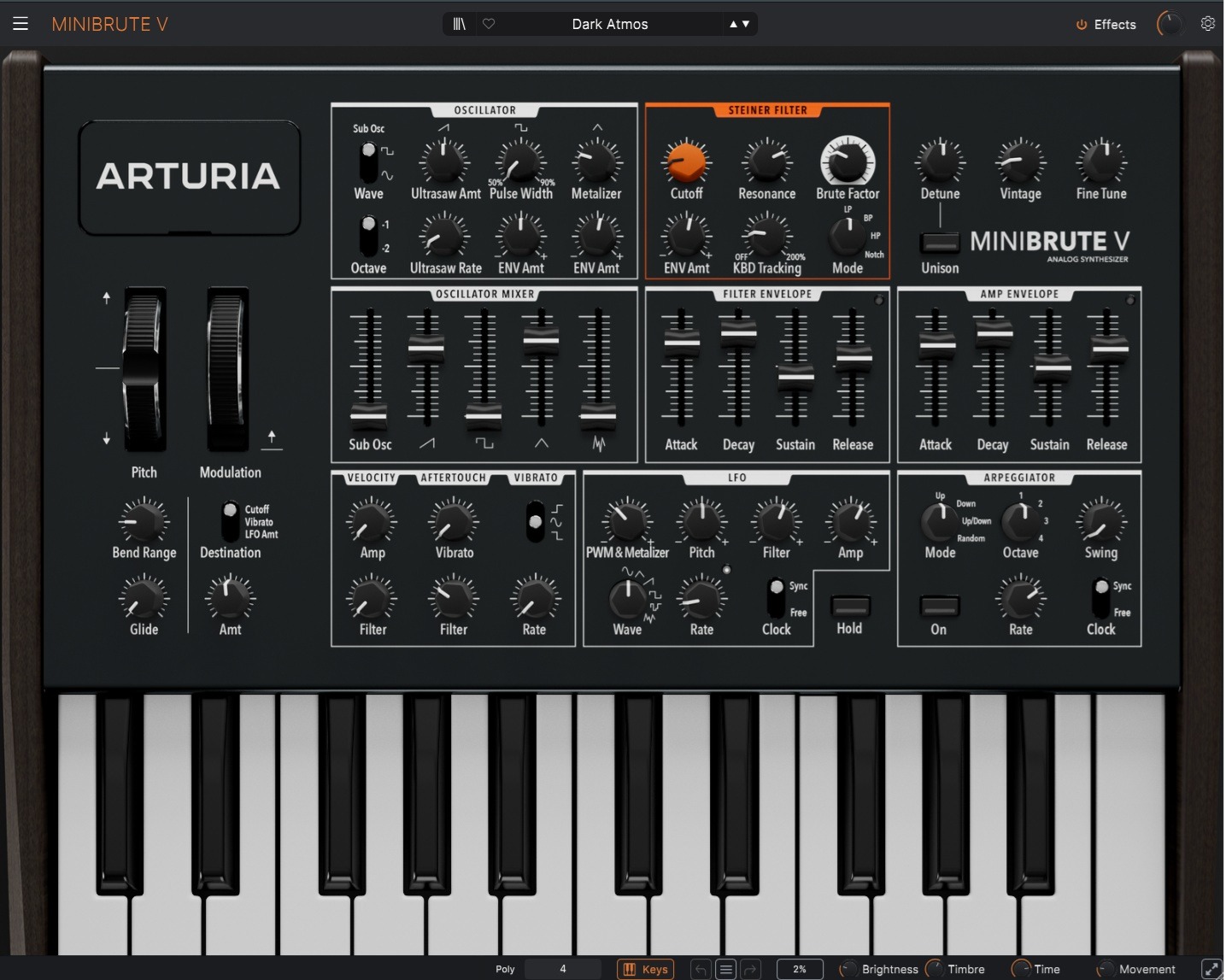 Arturia MiniBrute V